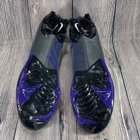 Nike Vapor Edge Speed 360 Football Cleats Black Court Purple Size 16 DV0780-003 - Picture 2 of 9